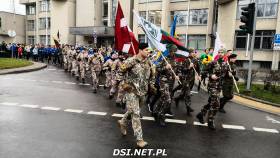 Bieg „Drogą życia i śmierci” w Wilnie  z udziałem przyszłych żołnierzy z Kalisza Pomorskiego