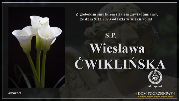 Ś.P. Wiesława Ćwiklińska