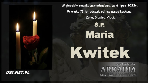 Ś.P. Maria Kwitek