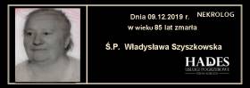 Ś.P. Władysława Szyszkowska