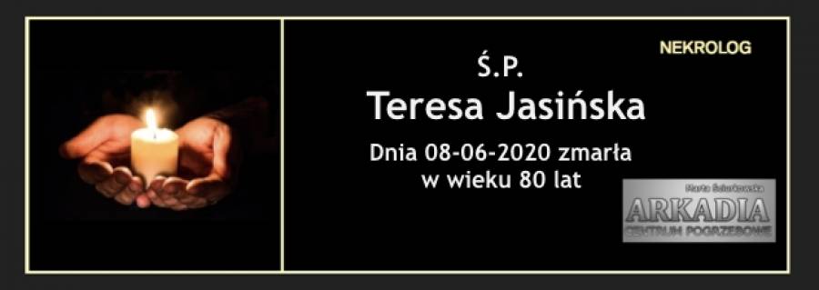 Ś.P. Teresa Jasińska
