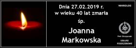 Ś.P. Joanna Markowska