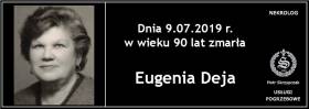 Ś.P. Eugenia Deja