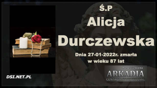 Ś.P. Alicja Durczewska