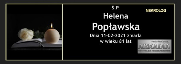 Ś.P. Helena Popławska