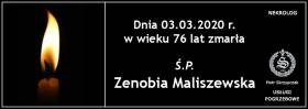 Ś.P. Zenobia Maliszewska