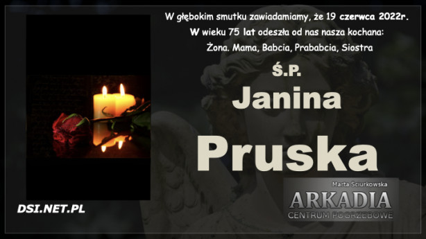Ś.P. Janina Pruska