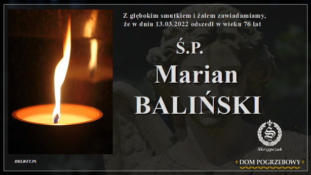 Ś.P. Marian Baliński