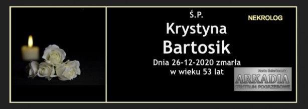 Ś.P. Krystyna Bartosik