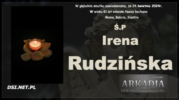 Ś.P Irena Rudzińska