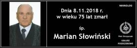 Ś.P. Marian Słowiński