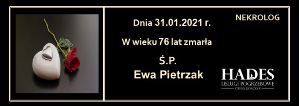 Ś.P. Ewa Pietrzak