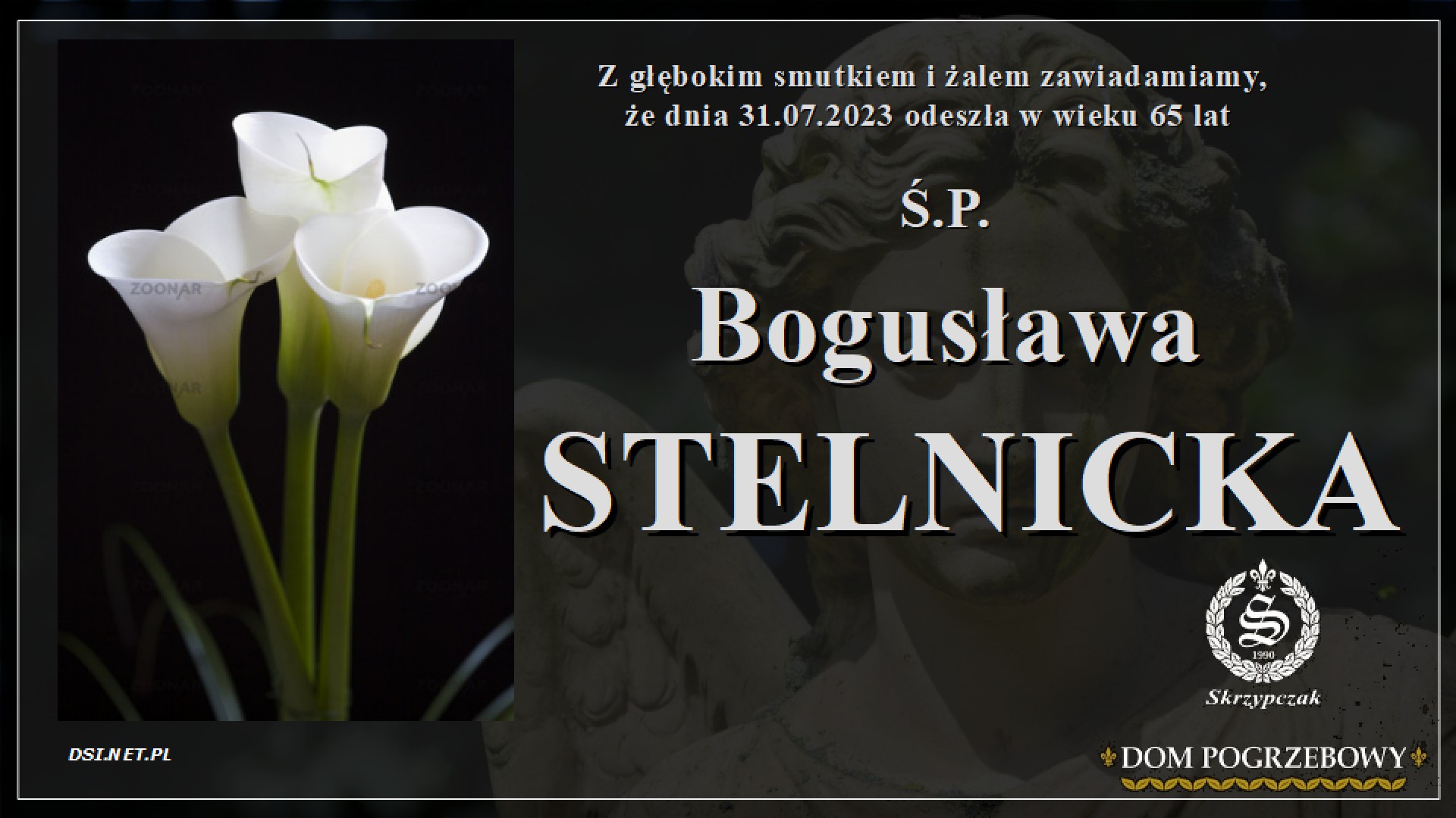 Ś.P. Bogusława Stelnicka