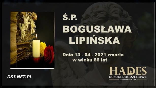 Ś.P. Bogusława  Lipińska