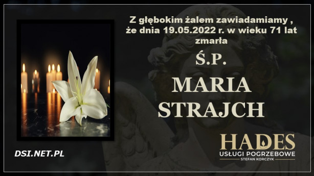 Ś.P. Maria Strajch