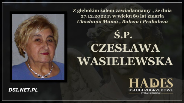 Ś.P. Czesława Wasielewska