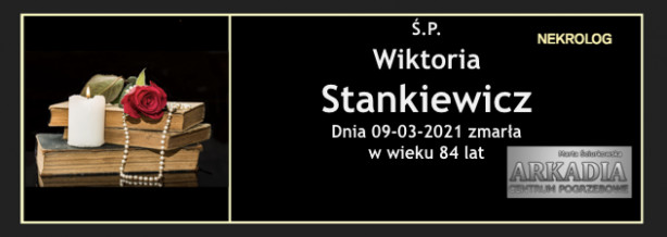 Ś.P. Wiktoria Stankiewicz