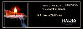 Ś.P. Irena Zielińska