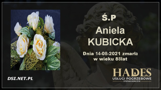Ś.P. Aniela Kubicka