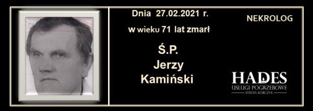 Ś.P. Jerzy Kamiński