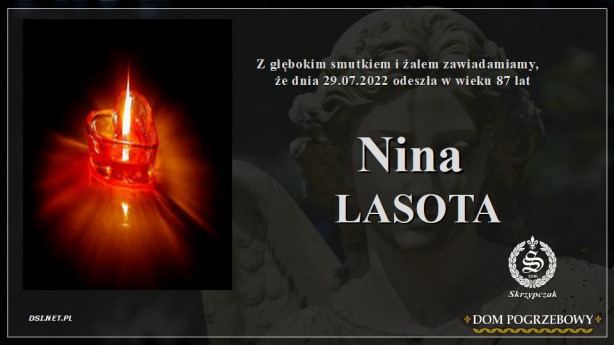 Ś.P. Nina Lasota