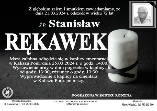 Ś. P. Stanisław Rękawek