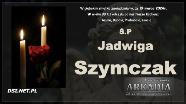 Ś.P. Jadwiga Szymczak