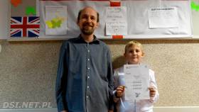 Certyfikat „ Young Learnes of English” dla Wiktora Dzieńkowskiego