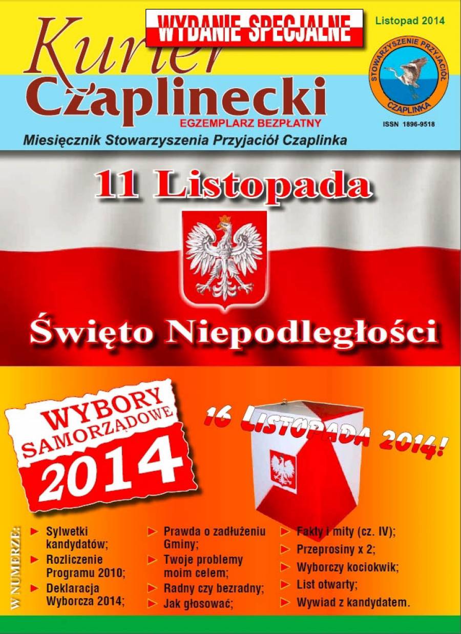 Kurier Czaplinecki - Nr specjalny, Listopad 2014
