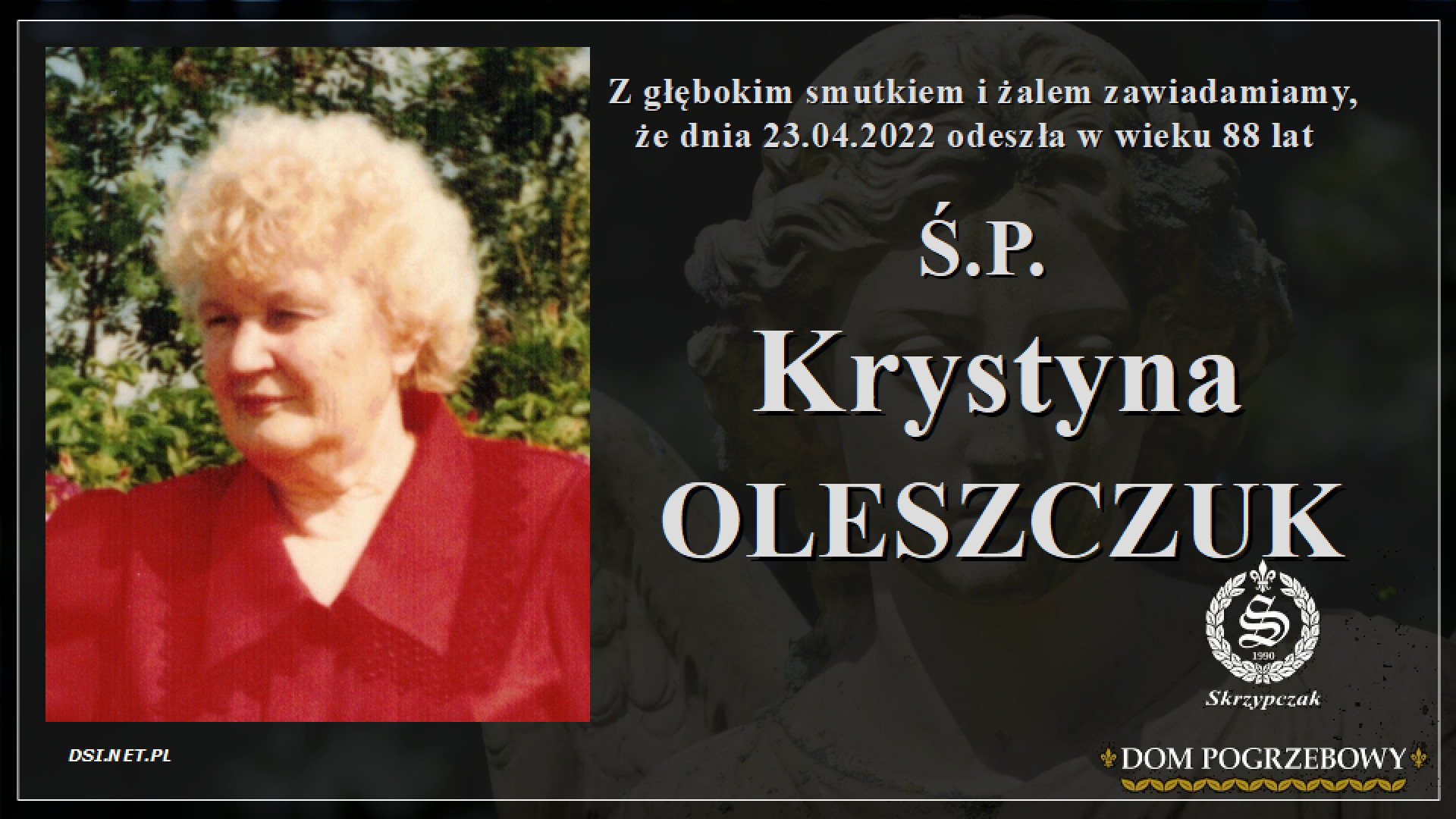 Ś.P. Krystyna Oleszczuk