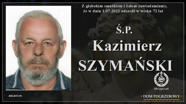 Ś.P Kazimierz Szymański