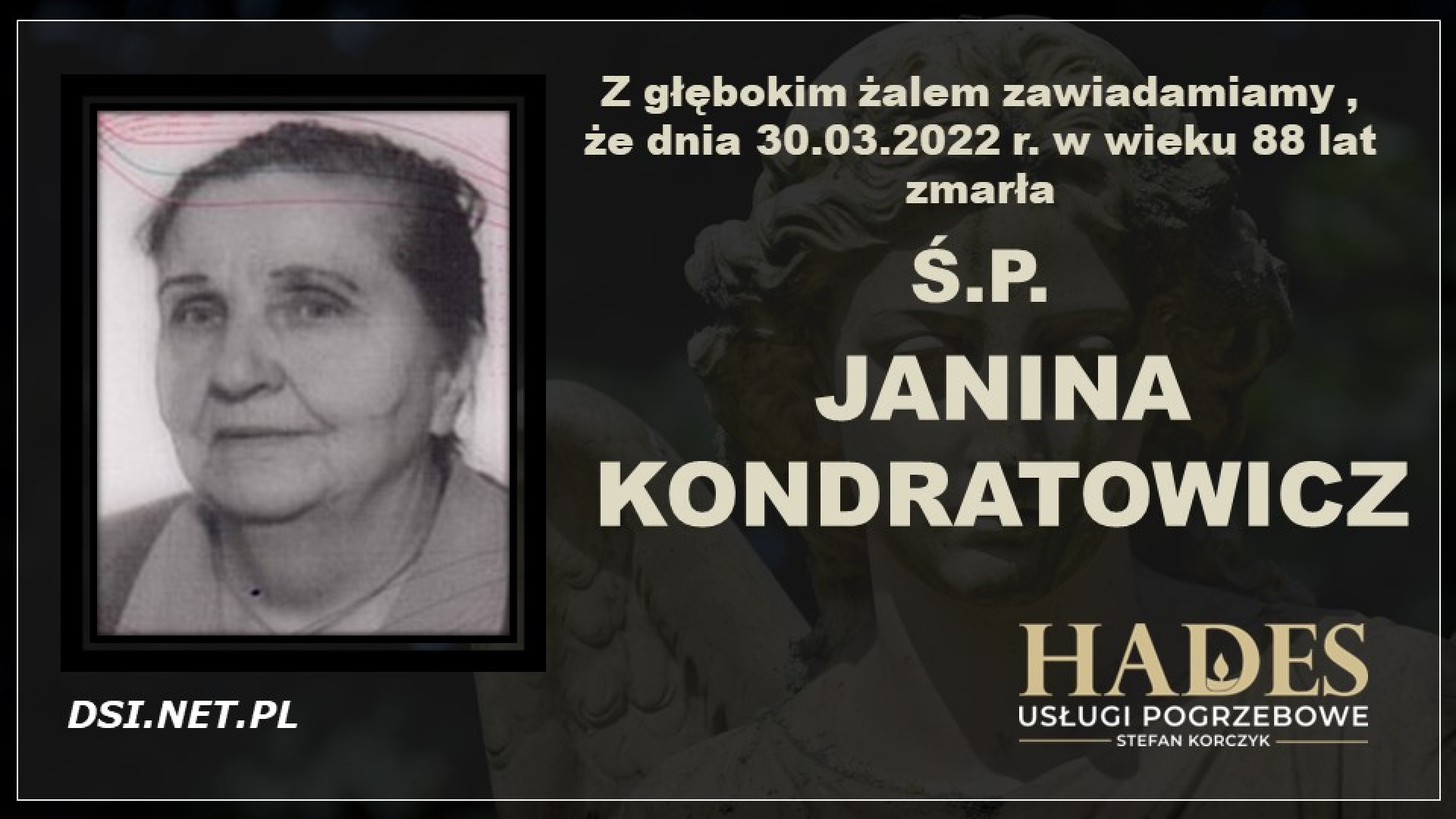 Ś.P. Janina Kondratowicz