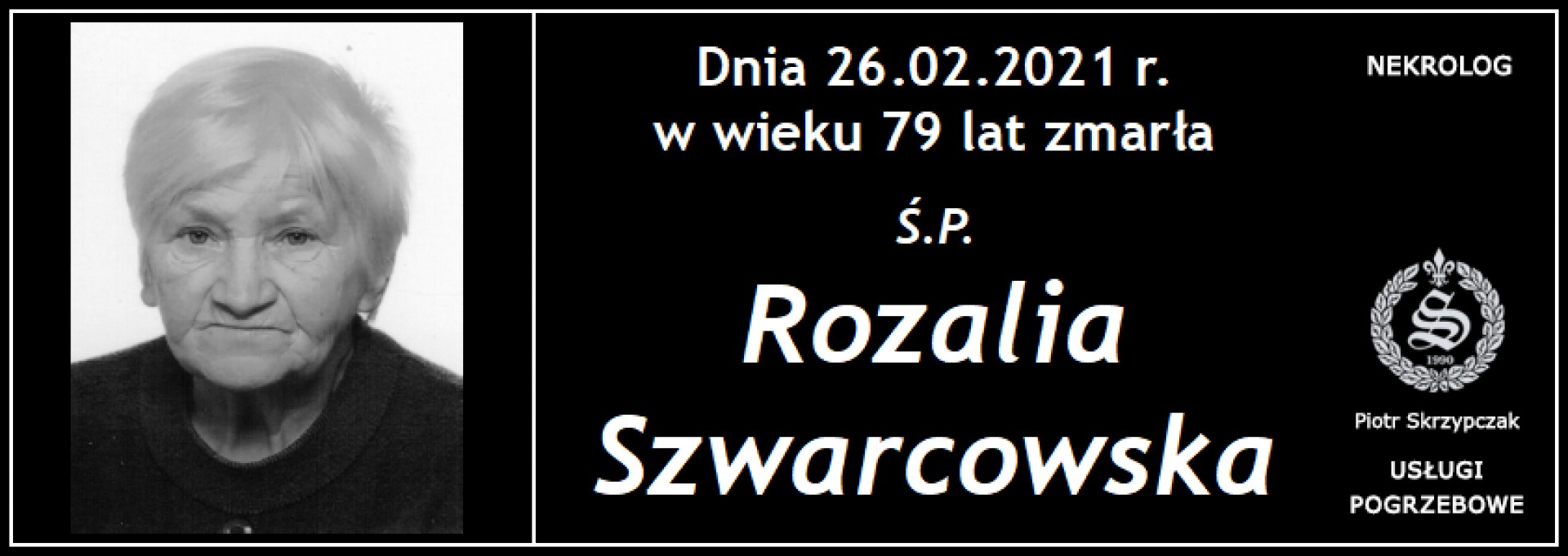 Ś.P. Rozalia Szwarcowska