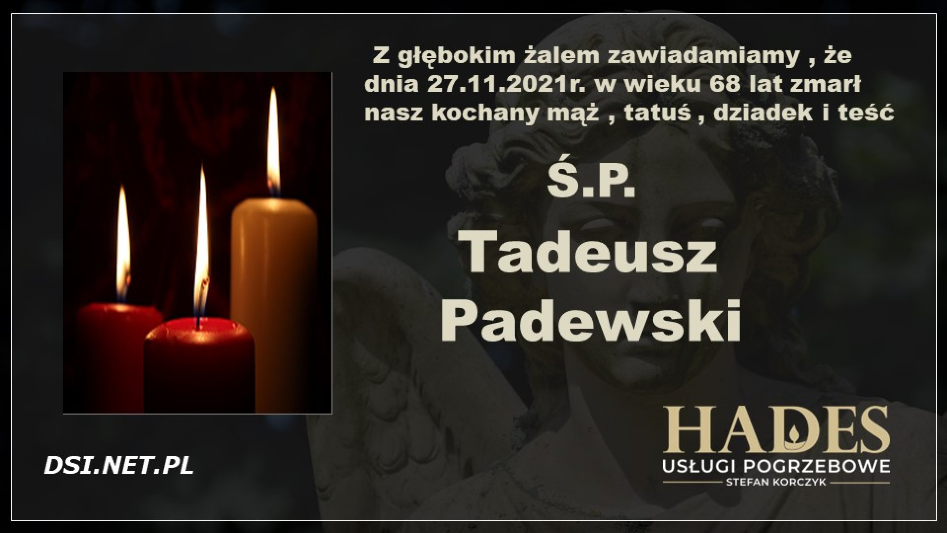 Ś.P. Tadeusz Padewski