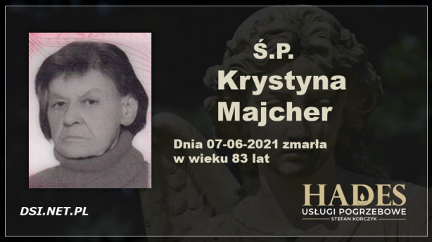 Ś.P. Krystyna Majcher