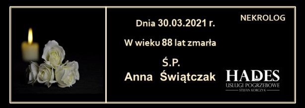 Ś.P. Anna Świątczak