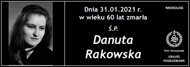 Ś.P. Danuta Rakowska