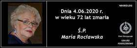 Ś.P. Maria Rocławska