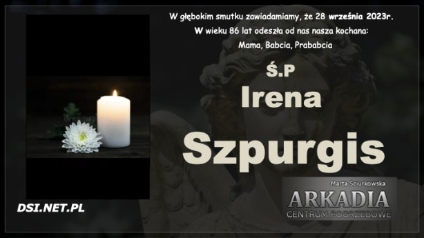 Ś.P. Irena Szpurgis