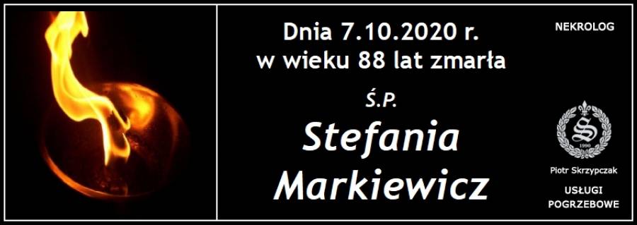 Ś.P. Stefania Markiewicz