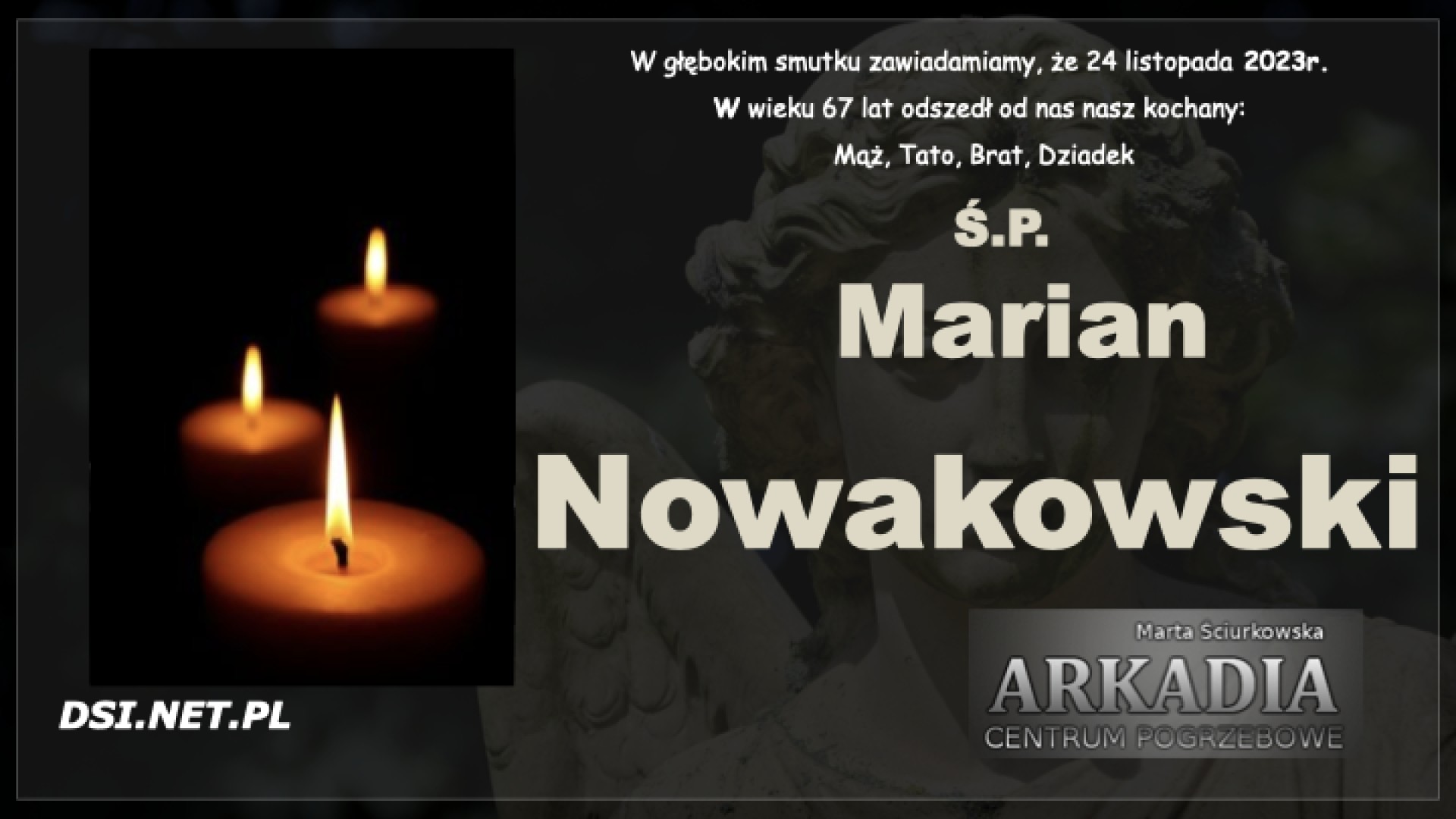 Ś.P. Marian Nowakowski