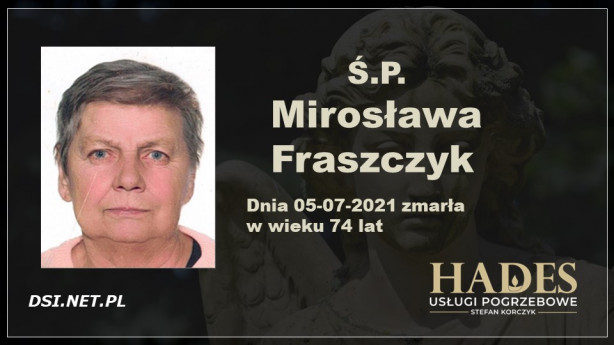 Ś.P. Mirosława Fraszczyk