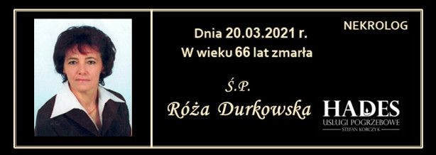 Ś.P. Róża Durkowska