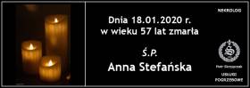 Ś.P. Anna Stefańska