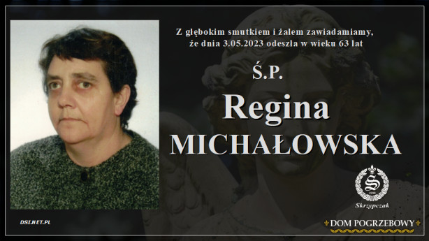 Ś.P. Regina Michałowska